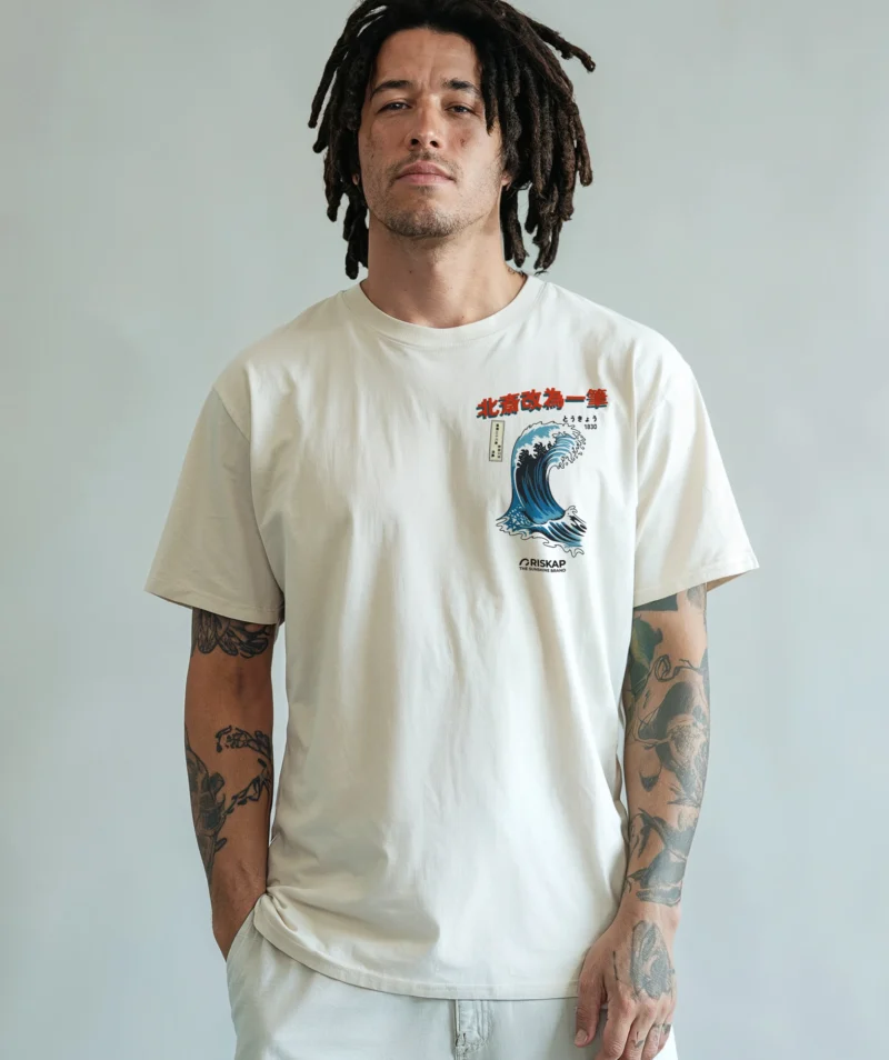 T-shirt homme oversized – vague riskap