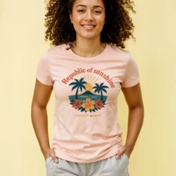 T-shirt Femme - Republic Of Sunshine - Coton Bio Premium