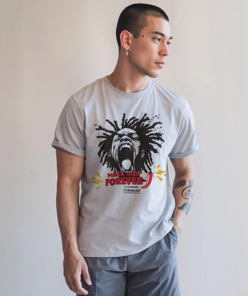 T-shirt homme - visage riskap