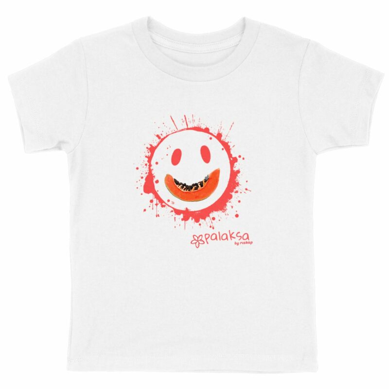 T-shirt fille – papaye palaksa – coton bio premium