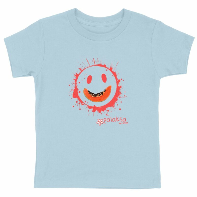 T-shirt fille – papaye palaksa – coton bio premium