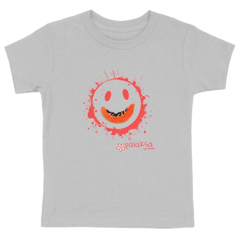 T-shirt fille – papaye palaksa – coton bio premium