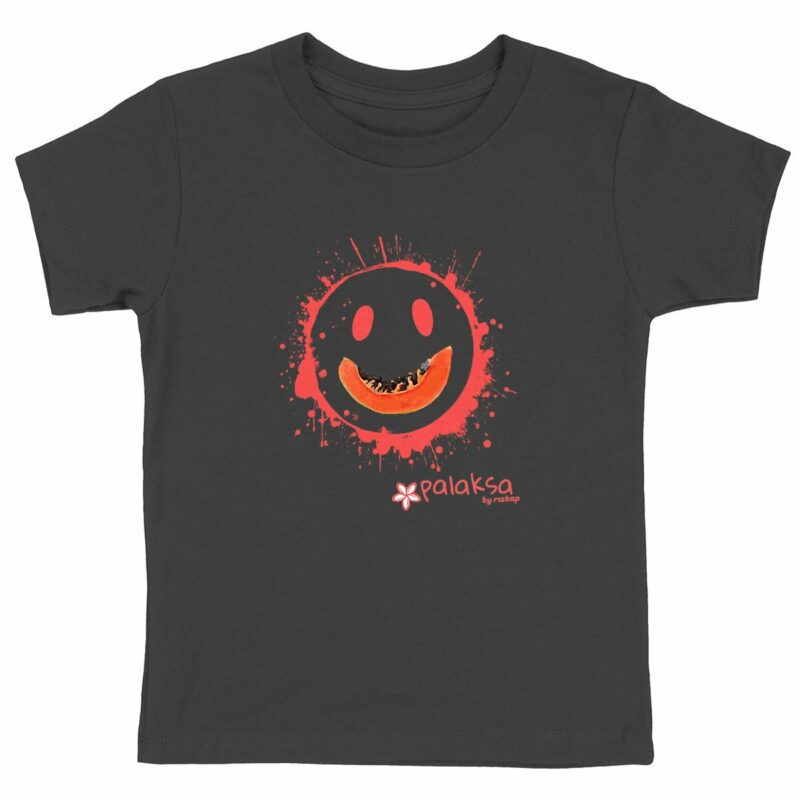 T-shirt fille – papaye palaksa – coton bio premium
