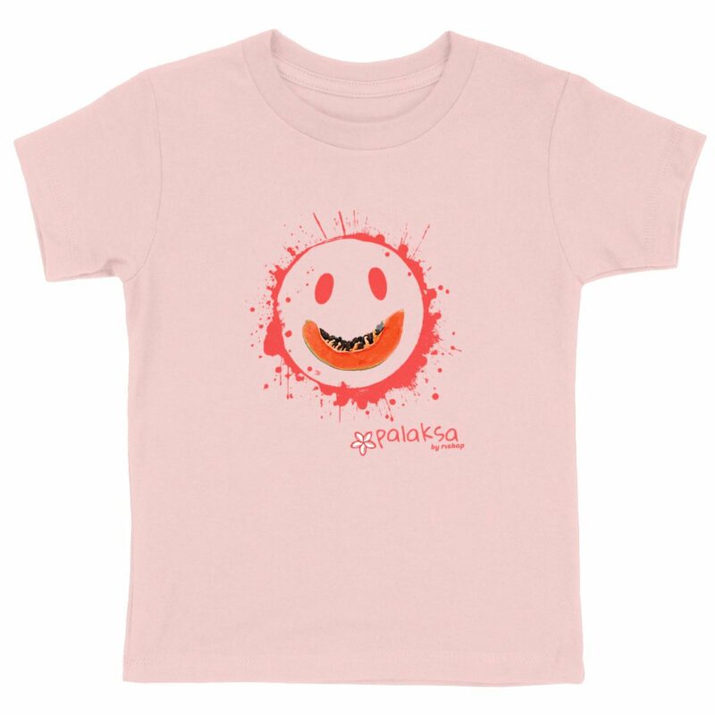 T-shirt fille – papaye palaksa – coton bio premium