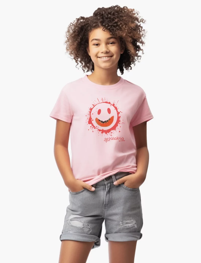 T-shirt fille – papaye palaksa – coton bio premium