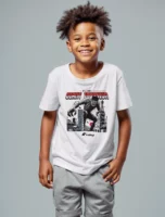 T-shirt garçon – Giant Invasion Riskap – coton bio premium