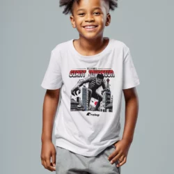 T-shirt garçon – Giant Invasion Riskap – coton bio premium
