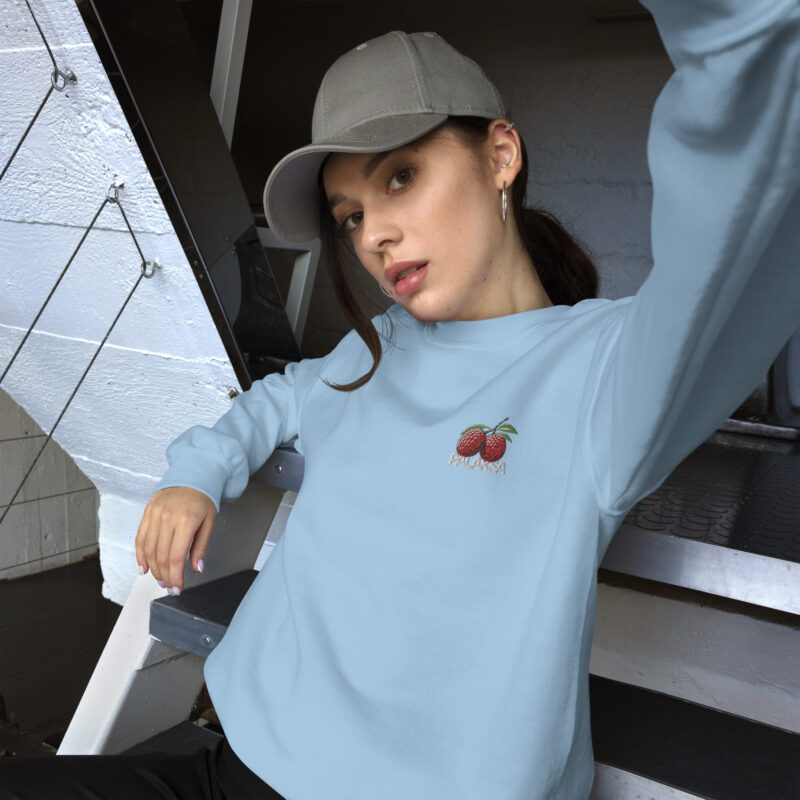 Sweat unisexe à col rond – image 4