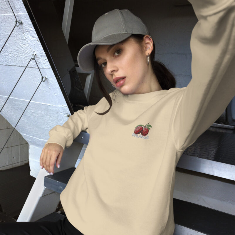 Sweat unisexe à col rond – image 6
