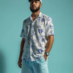 Chemise Homme Sous Les Tropiques - Confort et Évasion