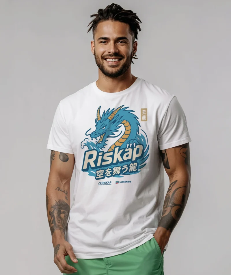T-shirt homme - flying dragon