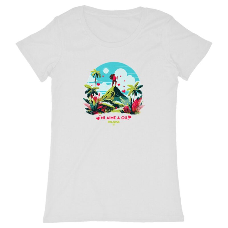 T-shirt femme fête des mères - mi aime a ou - qualité premium bio