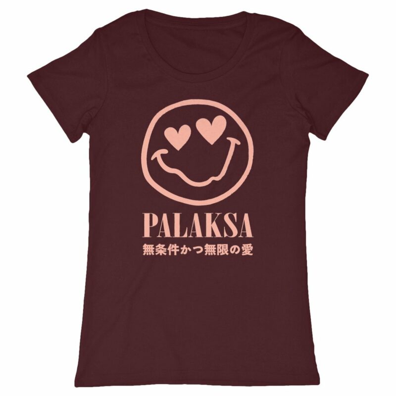 T-shirt femme - happy love - coton bio premium