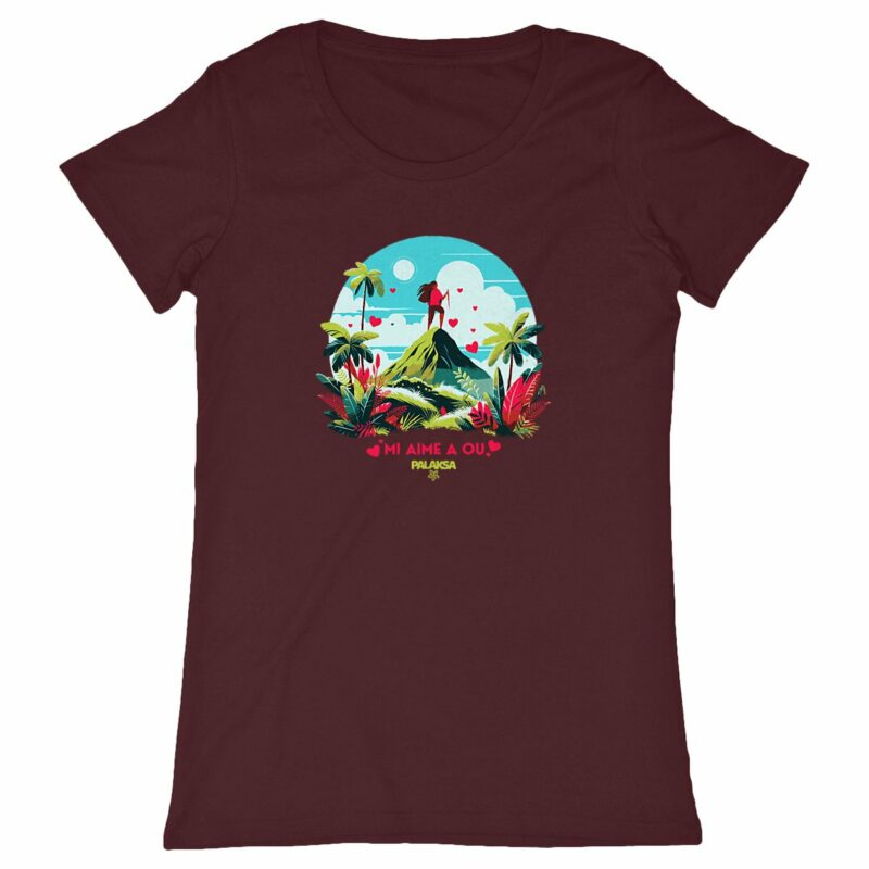 T-shirt femme fête des mères - mi aime a ou - qualité premium bio