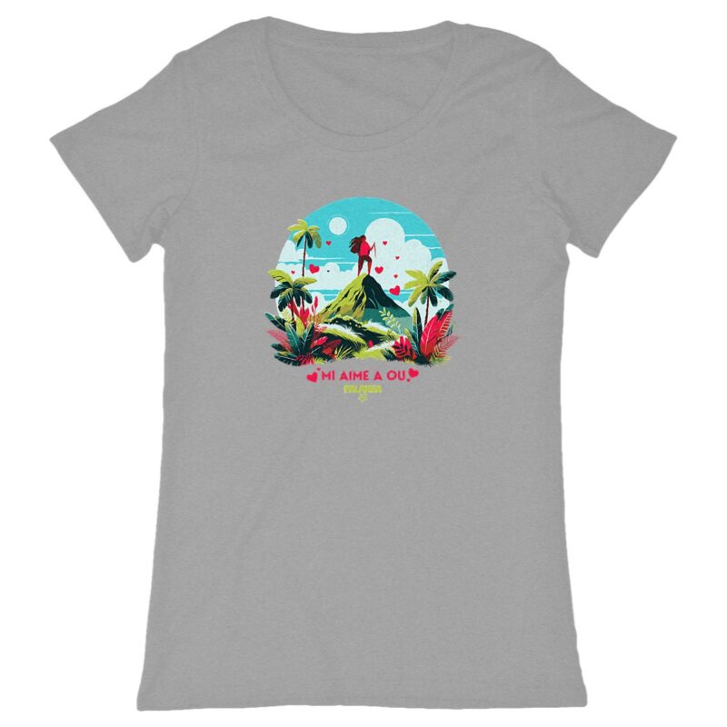 T-shirt femme fête des mères - mi aime a ou - qualité premium bio