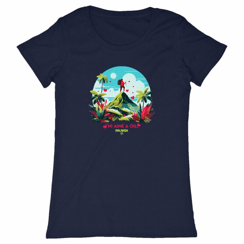 T-shirt femme fête des mères - mi aime a ou - qualité premium bio