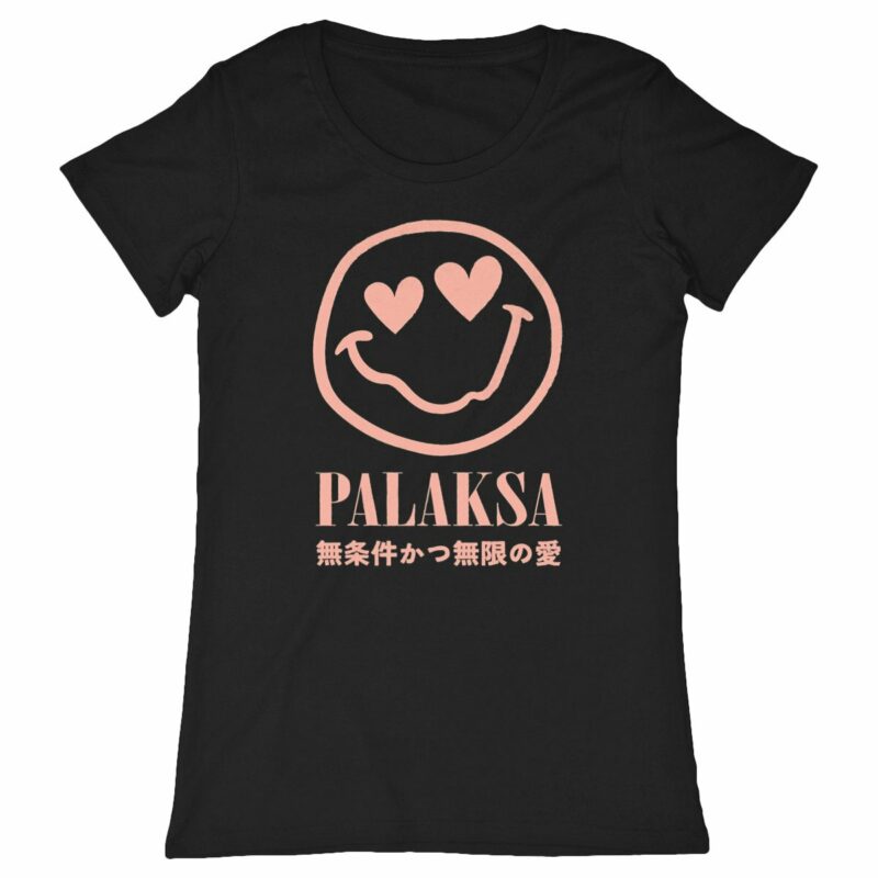 T-shirt femme - happy love - coton bio premium
