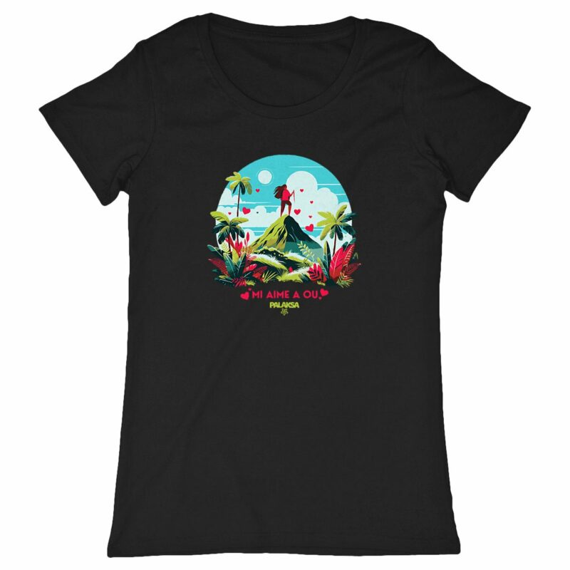 T-shirt femme fête des mères - mi aime a ou - qualité premium bio
