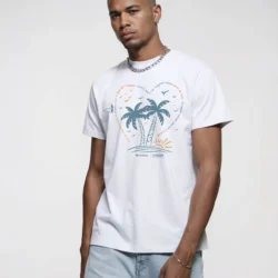 T-shirt Homme - Cœur Tropical - Coton Bio Premium
