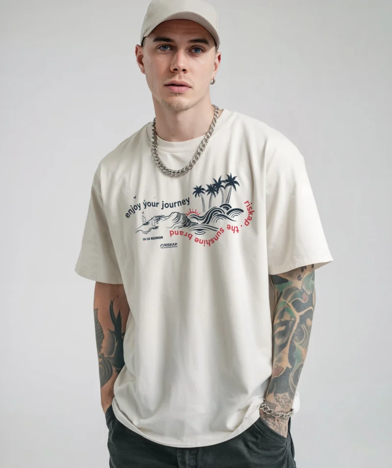 T-shirt homme - island wave