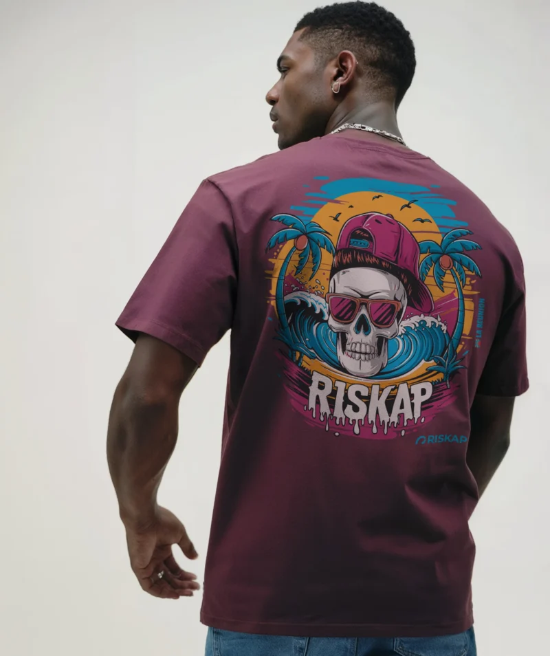 T-shirt homme - riskap skull