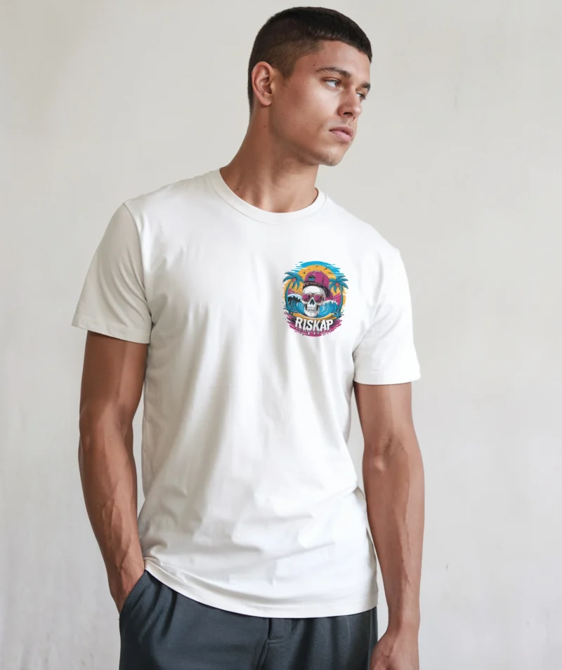 T-shirt homme - riskap skull