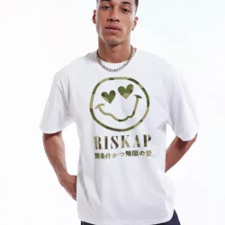 T-shirt homme - Happy Smile Camo - coton bio premium