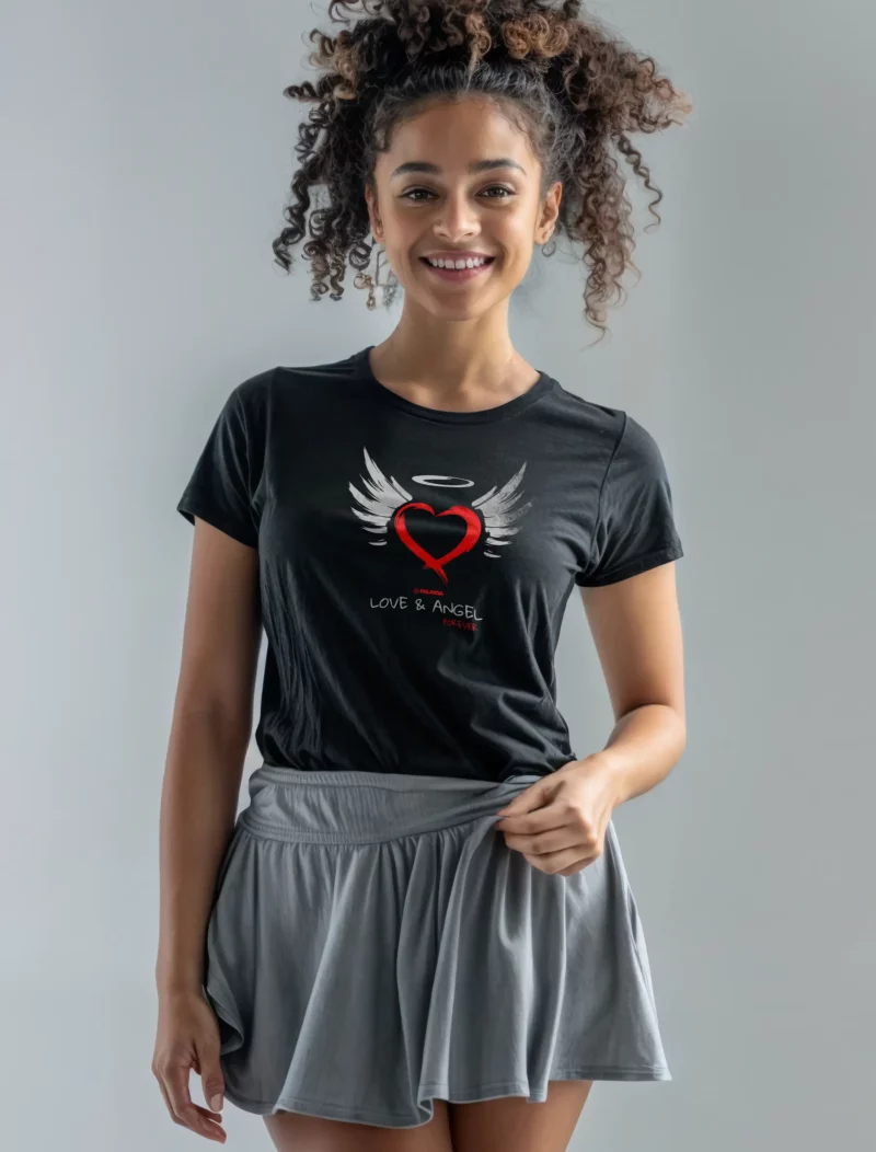 T-shirt femme - love & angel