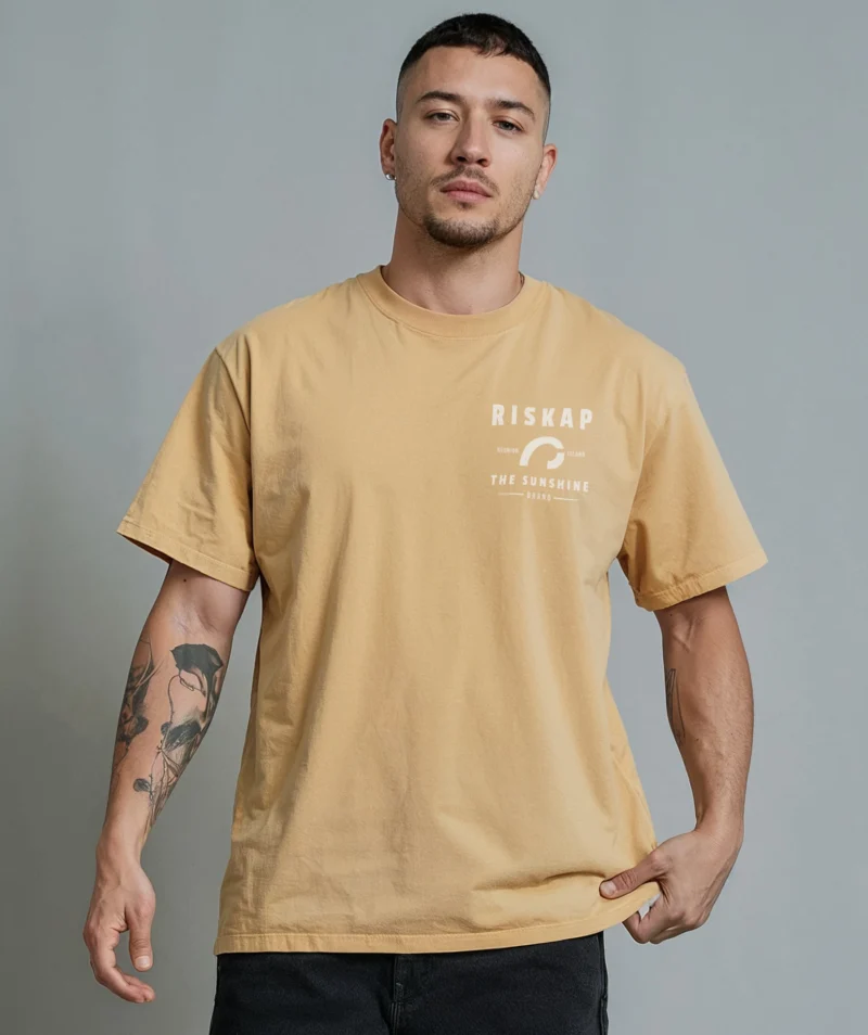 T-shirt homme - riskap reunion sunshine