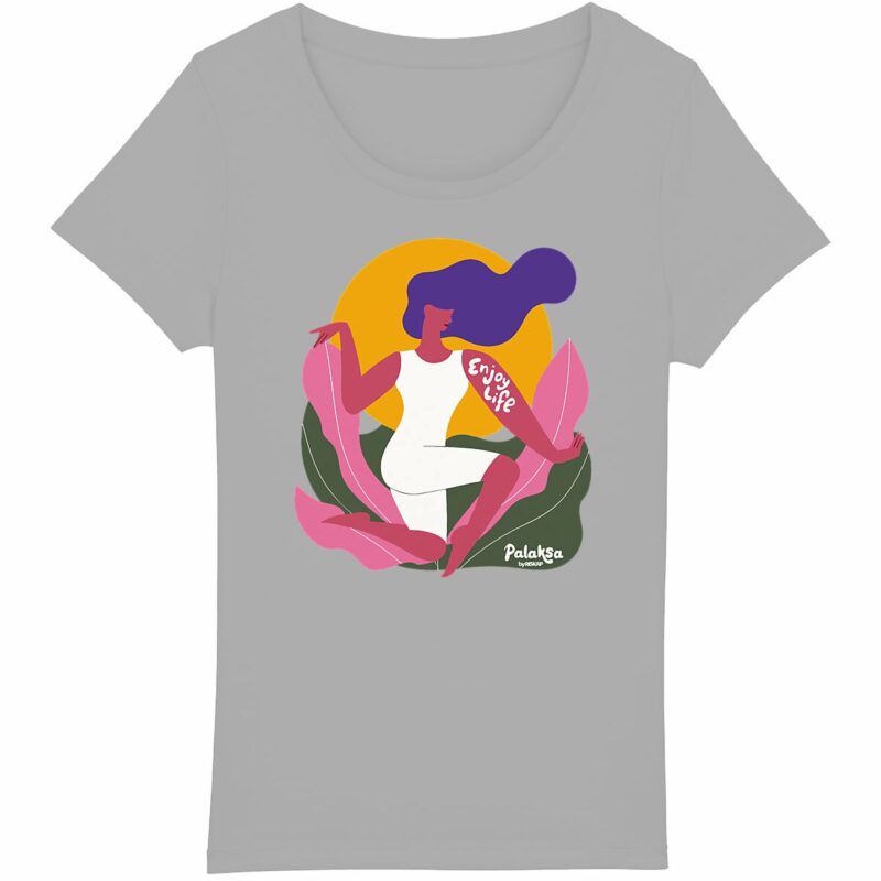 T-shirt femme - enjoy life - coton bio premium