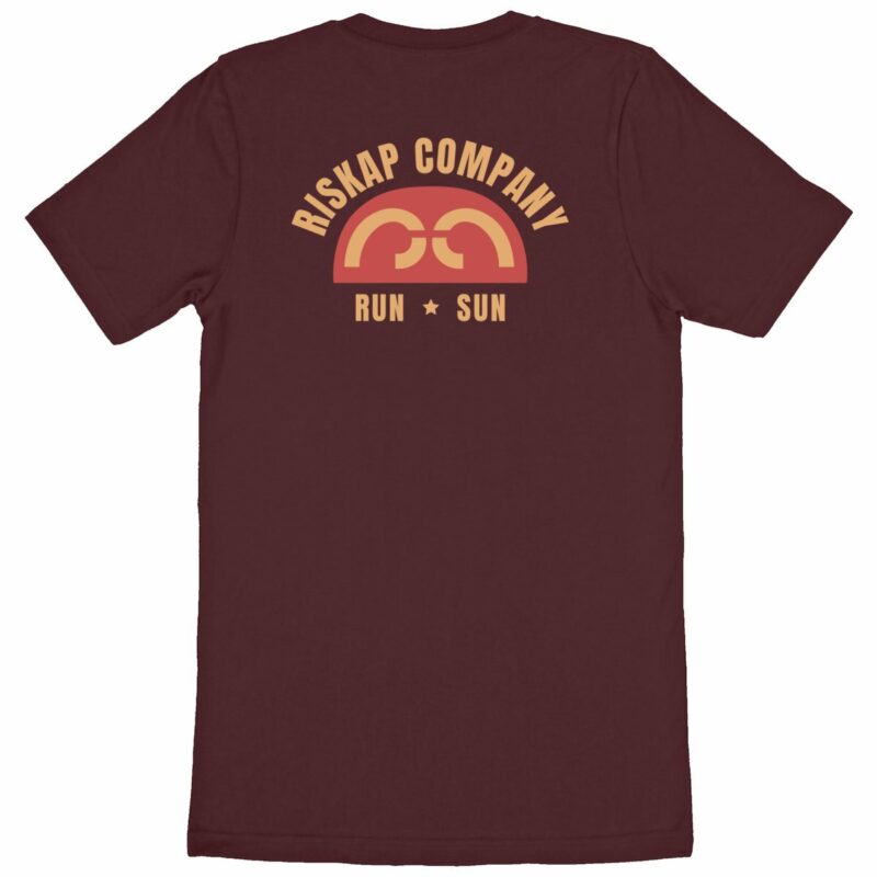 T-shirt homme - run & sun - coton bio premium