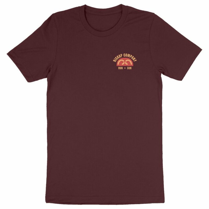 T-shirt homme - run & sun - coton bio premium