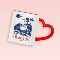 MUG - Mi Aime A Ou - Anse Forme Coeur