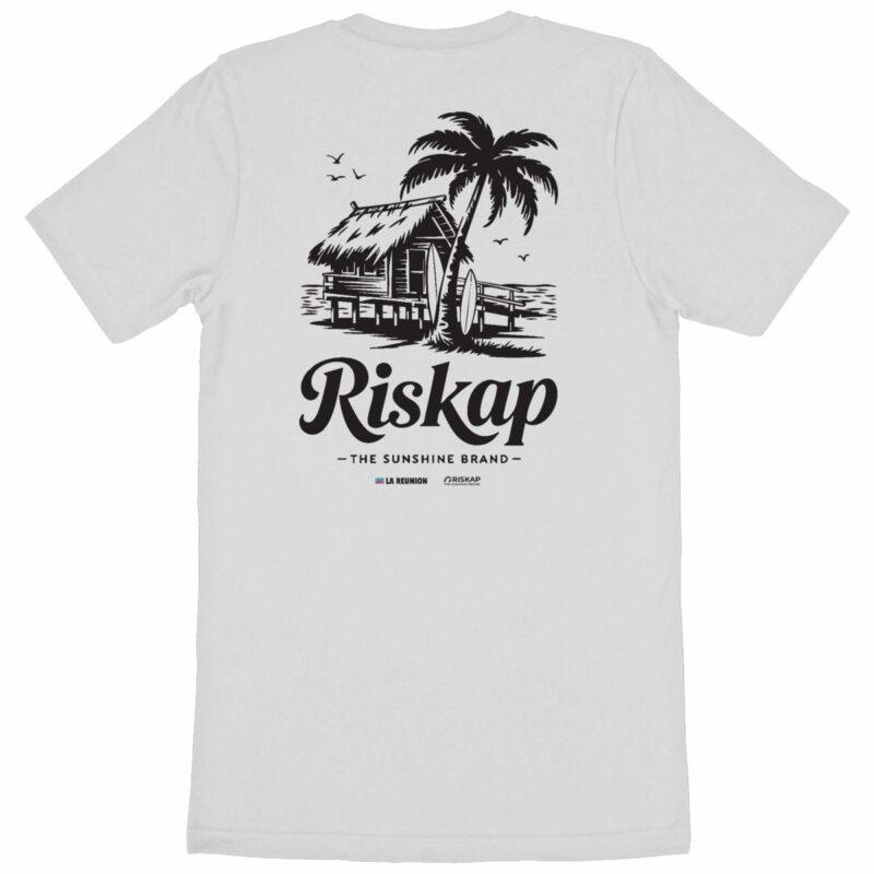 T-shirt homme - beach house - coton bio premium