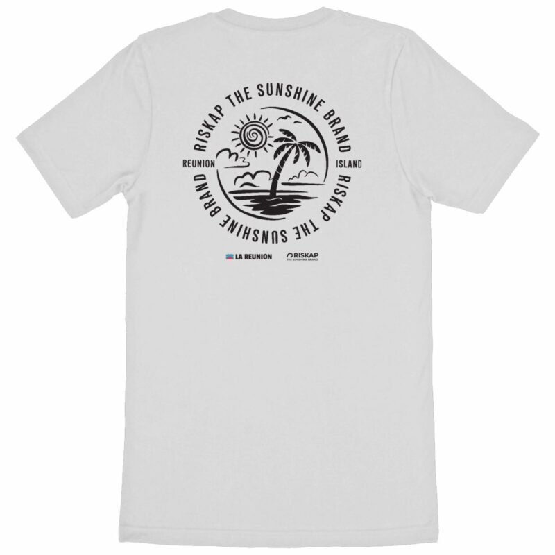 T-shirt homme - paradise location - coton bio premium