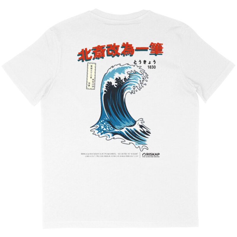 T-shirt homme oversized – vague riskap – coton bio premium