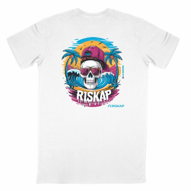 T-shirt homme - riskap skull - qualité premium bio