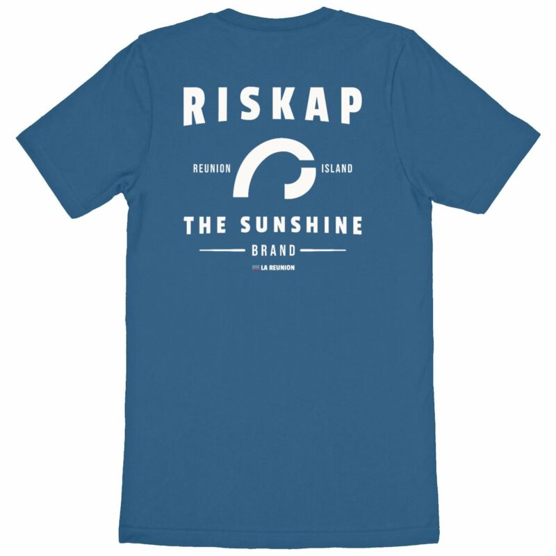 T-shirt homme - riskap reunion sunshine - coton bio premium