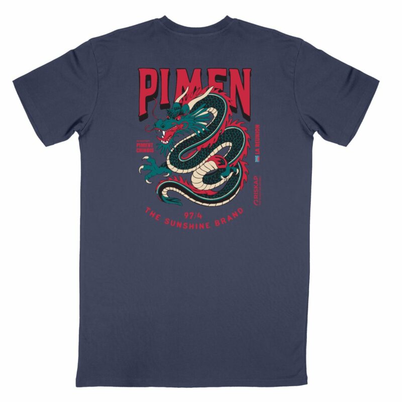 T-shirt homme - pimen - coton bio premium