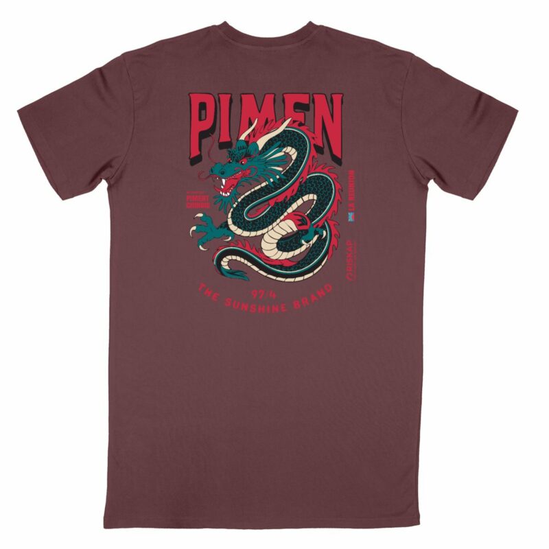 T-shirt homme - pimen - coton bio premium