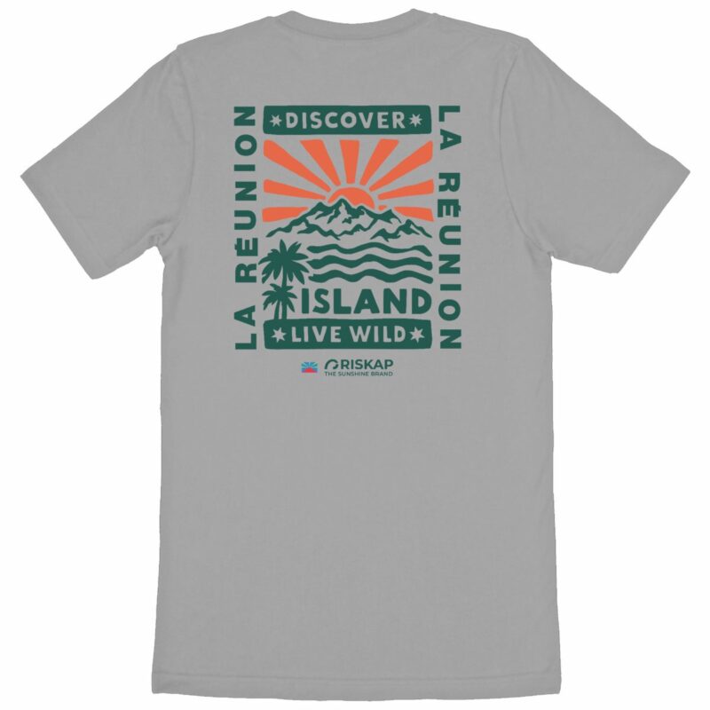 T-shirt homme - live wild - coton bio premium