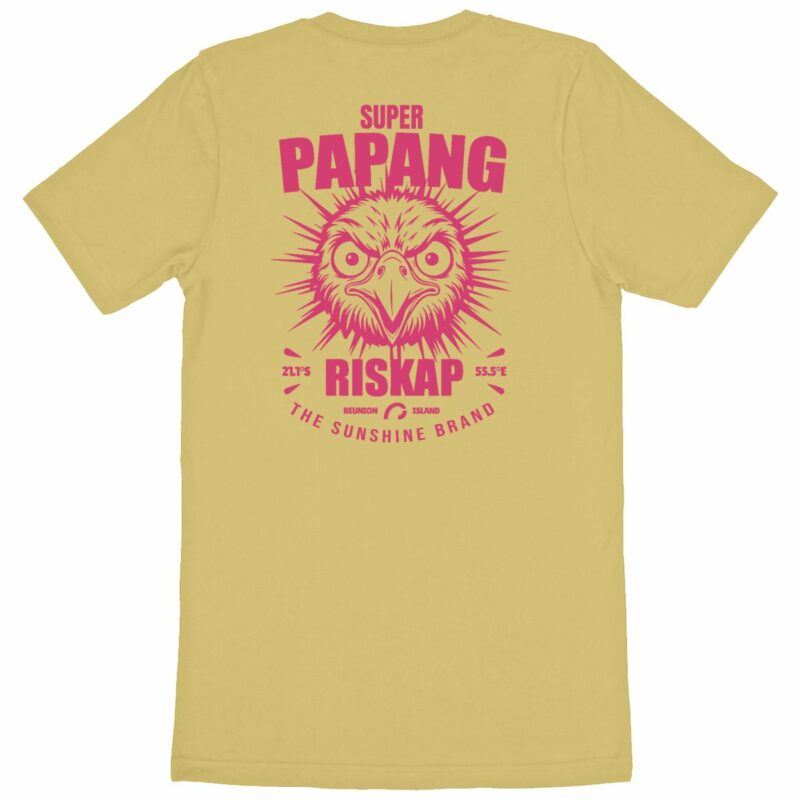 T-shirt homme - super papang - coton bio premium