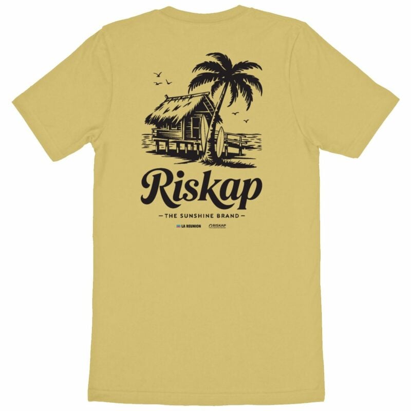 T-shirt homme - beach house - coton bio premium