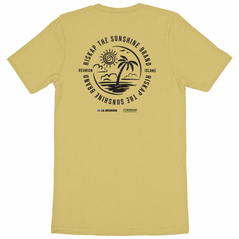T-shirt homme - paradise location - coton bio premium