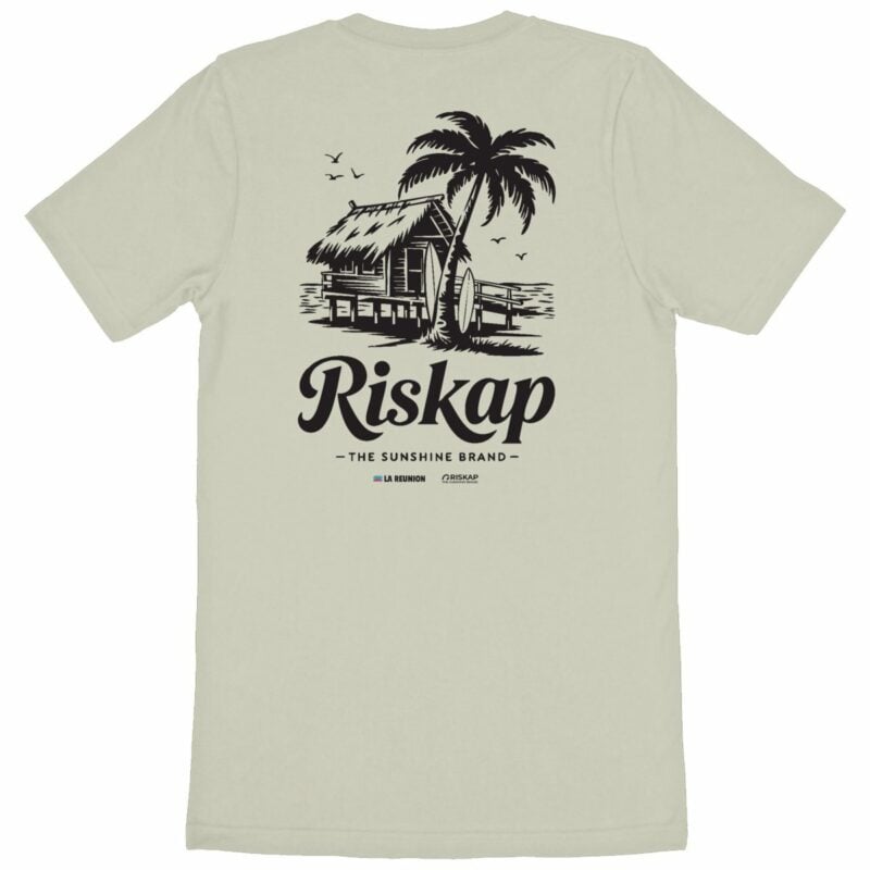 T-shirt homme - beach house - coton bio premium