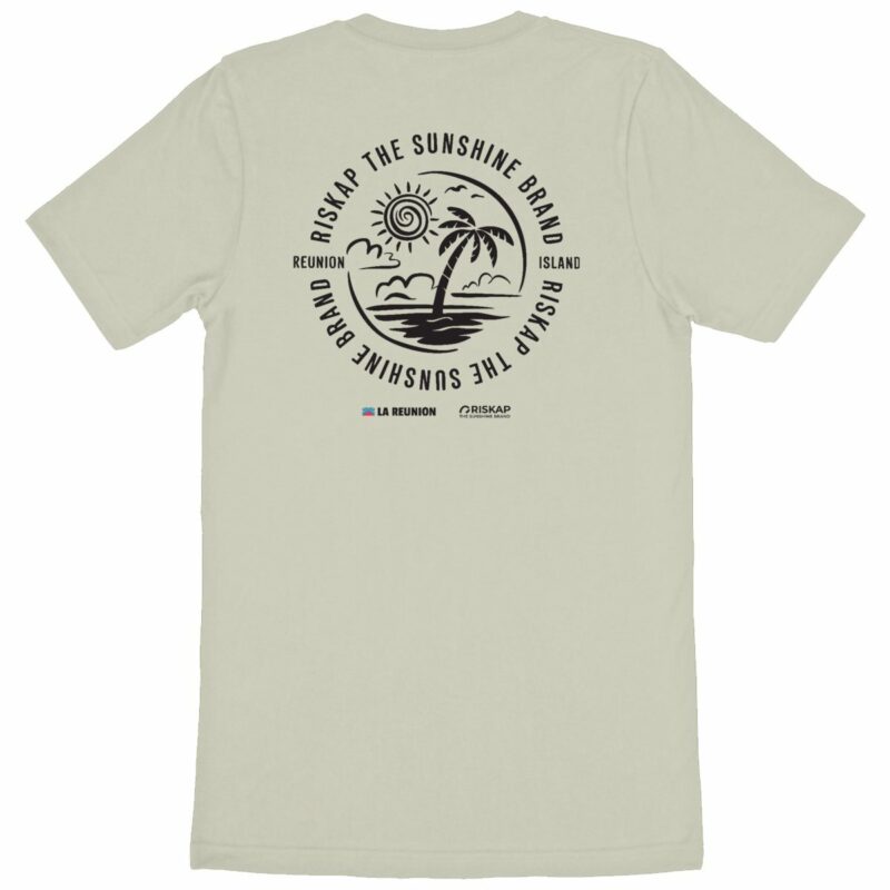 T-shirt homme - paradise location - coton bio premium