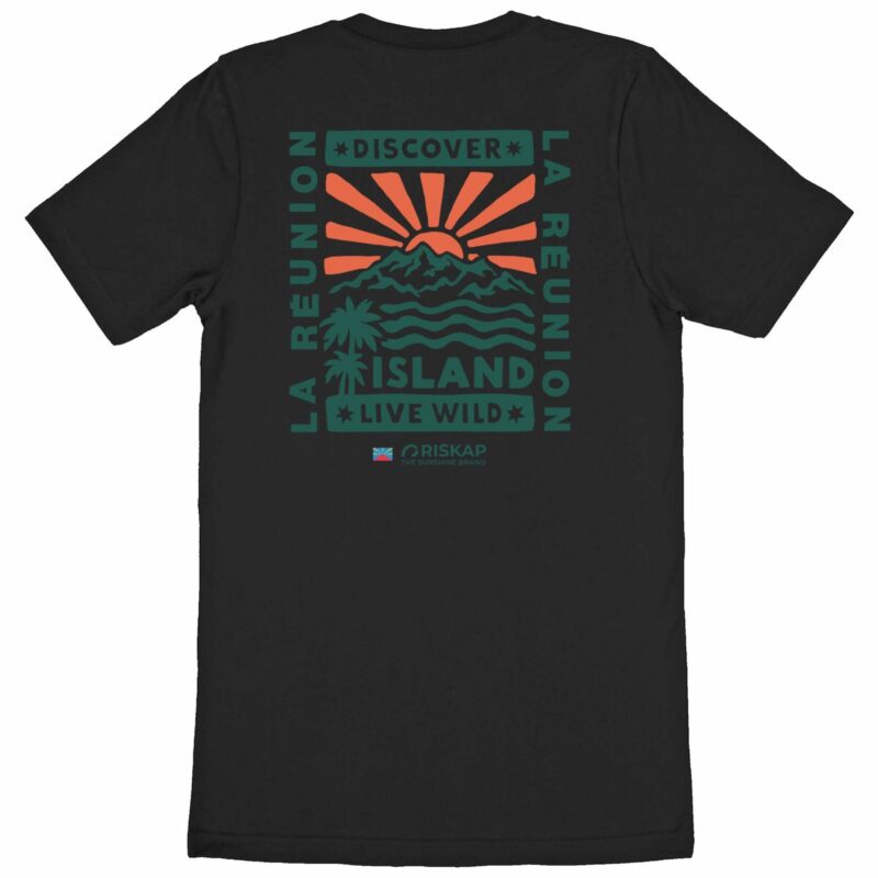T-shirt homme - live wild - coton bio premium