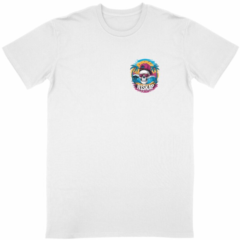 T-shirt homme - riskap skull - qualité premium bio