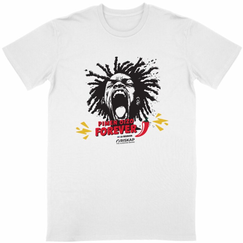 T-shirt homme – visage riskap – coton bio premium