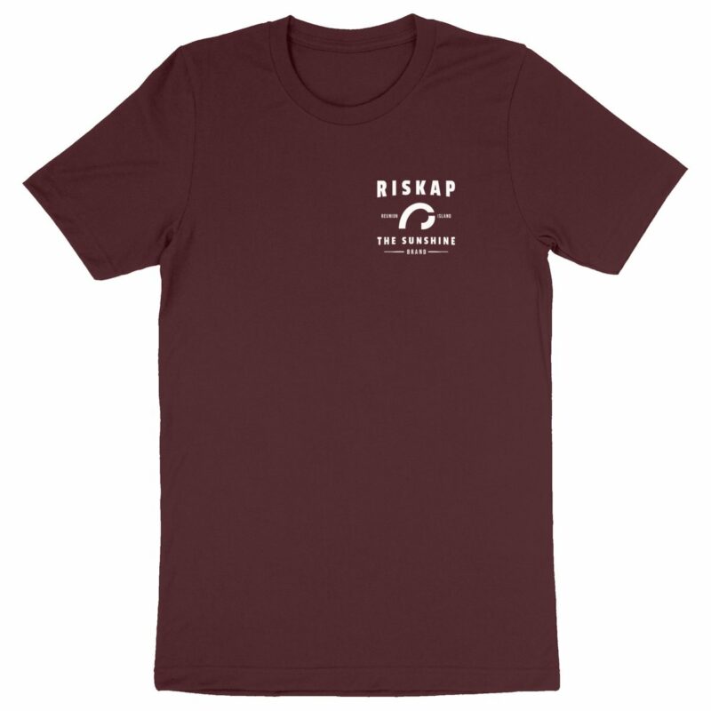 T-shirt homme - riskap reunion sunshine - coton bio premium